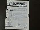 Original Service Manual Schaltplan  Yamaha DSR-100PRO