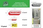 Kit adesivi maschio per frese fresatrici trattori decalcomanie