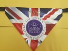 Personalised queens jubilee dog bandana