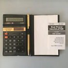 Vintage CITIZEN SB-745P 10 Digit Calculator Dual Power Solar/Bat Pen Case Manual