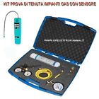 KIT PROVA TENUTA IMPIANTO CON CERCAFUGHE GAS REFRIGERANTE AZOIDRO R134A R410 R32