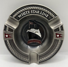 Official TITANIC MERCHANDISE WHITE START LINE PEWTER ASH TRAY