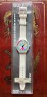 SWATCH CHRONO 1990 WHITE HORSES SCW100 NEW NEVER WORN WORKING CONDITIONS.