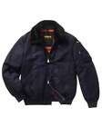 Giacca Blauer 02132 006633 Bomber Uomo Nylon Blu