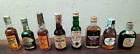 Miniature Lotto 8 Mignon SCOTCH WHISKY BOURBON con rarità Vintage American Japan