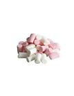 CARAMELLE MARSHMALLOW MINI GESSETTI BIANCO ROSA   - 250 GR