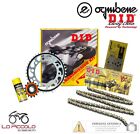 TRIUMPH TIGER 1050 SE #525 2007 2008 KIT TRASMISSIONE CATENA DID CORONA PIGNONE