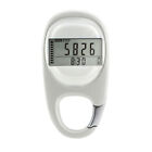 3D Pedometer with Carabiner Step Counter Step Tracker for Men Women Kids Seniors