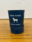 Very RAre! White Horse Scotch Whisky Leather Dice Shaker & Dice