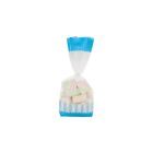 10 Candy Bags Azzurro Cm 27X9 Sacchetti Alimentari Caramelle Dolcetti Compleanno