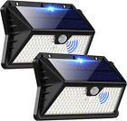 Faro LED Esterno Con Pannello Solare, Luce Solare LED Esterno Con Sensore Di Mov