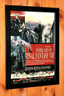 Compilation of Final Fantasy VII PS2 Mini Werbeblatt Gerahmt Poster / Ad Framed