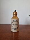 Vtg Old Ginger Beer Bottle Ventnor Est 1863 Hibberd Antique Stoneware