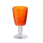 Memento - Glass  Calice-Goblet - Vari Colori Bollicine New versione gambo bianco