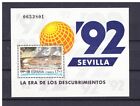 Francobolli Spagna 1992 Foglietto Esposizione Siviglia MNH**