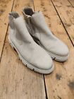 QVC Rieker Chunky Ankle Boot Cream UK Size 4 EU 37 RRP £65