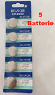 5 Pile Batterie litio DL2032 CR2032 3V CR 2032 Piles DL orologio bottone blister