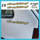 Adesivo 2 Fiat Panda 4x4 trekking per 141 Sisley auto country club logo stickers