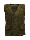 Walker & Hawkes - Baby Kids Tweed Waistcoat Bodywarmer Fitted Gilet Wool SAGE