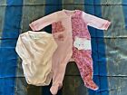 ♥ CHICCO ♥ Occasione Lotto/Set tutina +  body in caldo cotone bimba 6 mesi/62 cm