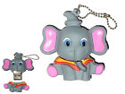 CHIAVETTA ELEFANTE USB 2.0  2/4/8/16/32 GB GADGET/IDEA REGALO AFRICA MAMMUT 64GB