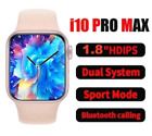 i10 Pro Max Smartwatch Orologio 45mm Cardiofrequenzimetro Salute Sport, Rosa