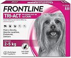 FRONTLINE Triact, 3 Pipette, Cane XS (2-5Kg), Antiparassitario per Cani e Cuccio