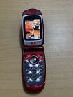 Panasonic EB-X70 Rosso Cellulare Telefono Tasti Vintage