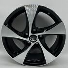 4 cerchi lega toyota ch-r corolla rav4 r17 nero lucido diamantato lt003955