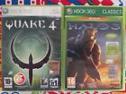 XBOX 360 LOTTO 2 GIOCHI QUAKE 4+HALO 3 (EDIZIONE ITALIANA) (COMPRESI DI MANUALE)