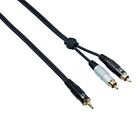 BESPECO Cavo Aux Sdoppiatore RCA mini Jack 3,5 Stereo a 2 spina RCA PC Computer