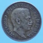 SOMALIA ITALIANA VITTORIO EMANUELE III 1/4 RUPIA 1910 ROMA ARGENTO SILVER belBB