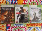 XBOX 360 LOTTO 3 GIOCHI GEARS OF WAR 2+JUST CAUSE 2+ASSASSIN S CREED 3(ITALIANO)