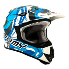 SUOMY MR JUMP VORTEX BLUE MX HELMET - ACU GOLD STAMPED APPROVED - SU/MR-VO-BLUE