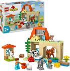 LEGO DUPLO 10416 Cura degli Animali di Fattoria con Figure di Cavalli, Mucche e