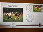 ITALIA 1996 FDC BUSTA UFFICIALE CHAMPIONS LEAGUE PORTO- MILAN annullo PORTO