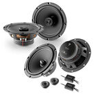 FOCAL 16,5cm Front/Heck Auto Lautsprecher Komplett-SET für AUDI A1 (8X)