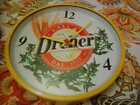Orologio vintage pubblicitario Birra Dreher funzionante