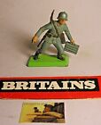 soldatino Toy soldier Britains Deetail LTD 1971 Fante Tedesco WW II scala 1:32