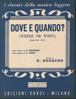 DOVE E QUANDO? - Bracchi e Rodgers (1959)