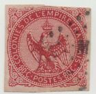 1859/65 FRANCIA IMPERO COLONIE CENT.80 AQUILA IMPERIALE Y&T N.6 - USATO