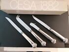 CESA ARGENTERIA, set formaggio, 4 pezzi in argento 800, modello CENTENARIO