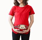 Maglia Premaman Manica Corta T-shirt Short Sleeve Maternity Wear MWTS007B SD