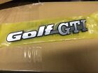 VOLKSWAGEN  GOLF GTI SCRITTA LOGO BADGE OLD STOCK