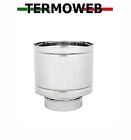 Cappello Comignolo Fumaiolo Antivento Antiriflusso Acciaio Inox