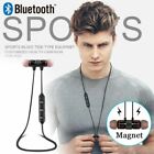 Bluetooth Earphones Headphones Wireless Sweatproof Run Gym iPhone Samsung Black