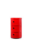 Kartell COMPONIBILE CLASSIC 3 Elementi - Colore Rosso 4967/10 Nuovo - Originale