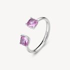 novita  anello BROSWAY Fancy SCONTO 15% donna argento pietre rosa mis reg FVP11B