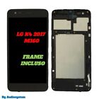 DISPLAY LCD+ TOUCH SCREEN+FRAME COVER LG OPTIMUS K4 2017 M160 SCHERMO NERO VETRO