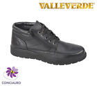 SCARPA UOMO POLACCHINO VALLEVERDE MEMORY FOAM VERA PELLE CERNIERA MADE IN ITALY